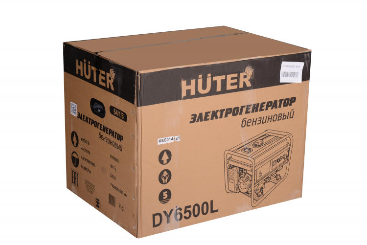 Портативный бензогенератор HUTER DY6500L